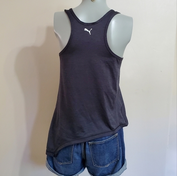 3/$30 ❤️ Puma Size XS Black Asymmetrical Hem Tank Top - Picture 7 of 15